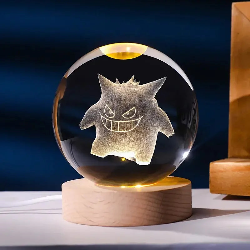 Pokéball en cristal 3D LED : Qui est Ectoplasma ?