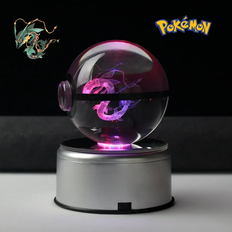 3D crystal LED Poké Ball: who is Rayquaza?