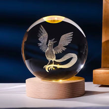 Pokémon Articuno Light-Up Poké Ball, Wooden LED Base