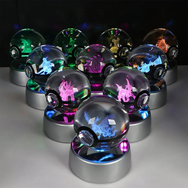 3D crystal LED Poké Ball: why choose Bulbasaur?