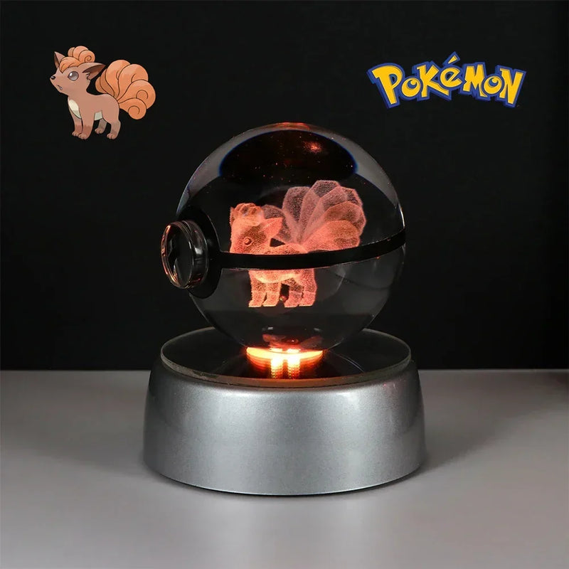 3D crystal LED Poké Ball: who is Vulpix?