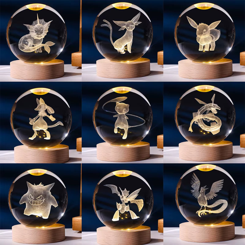 Pokéball en cristal 3D LED : Pourquoi choisir Mew ?