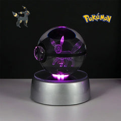 Pokéball Pokémon Noctali – Cristal LED - vignette 1